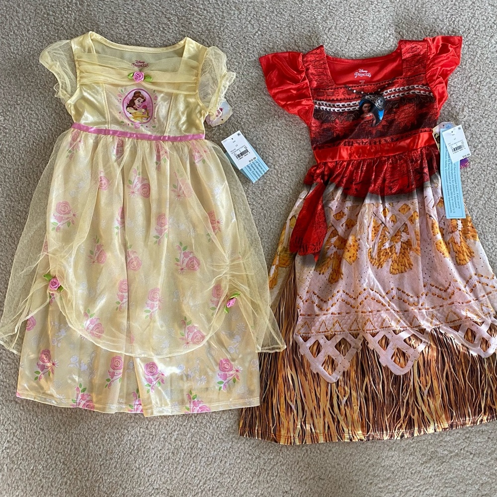 Disney Princess Nightgown Lot